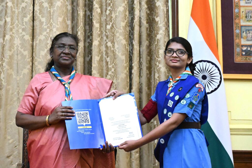 President Murmu Honours Scouts & Guides for Achievements