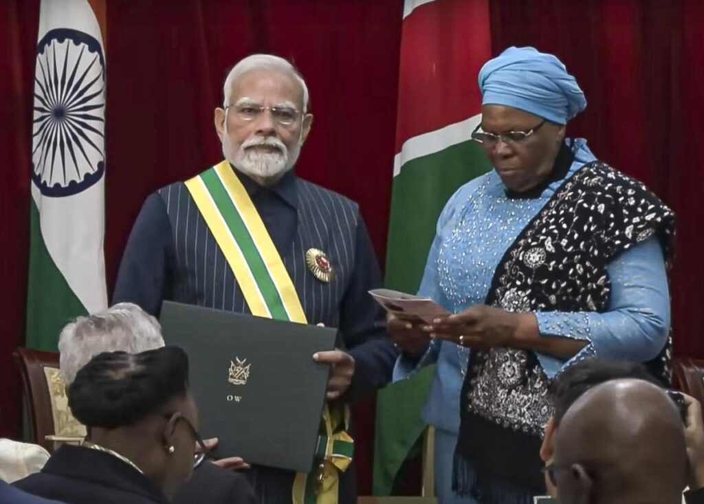 PM conferred Namibia highest civilian award