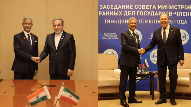 Jaishankar meets Russia, Iran FMs in Tianjin