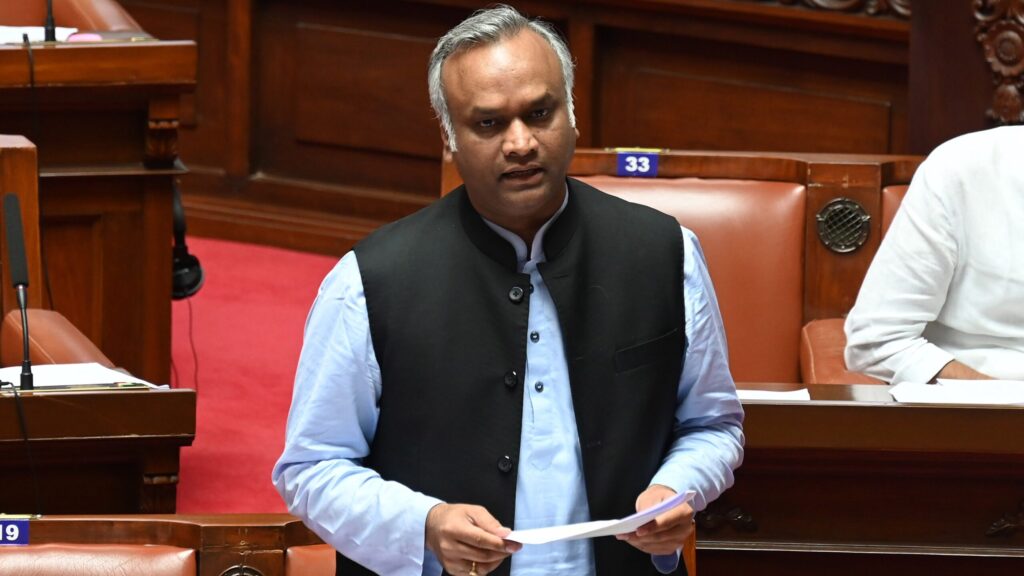 Priyank Kharge’s Aide Held in Drug Case, BJP Slams Congress