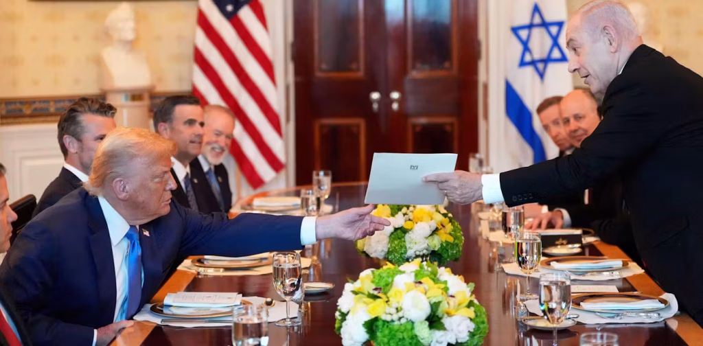 Trump, Netanyahu meet in Washington after Gaza ceasefire talks