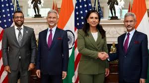 Jaishankar meets Kash Patel, Tulsi Gabbard