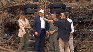 Trump visits Texas floods zone, dismissed criticism on alerts