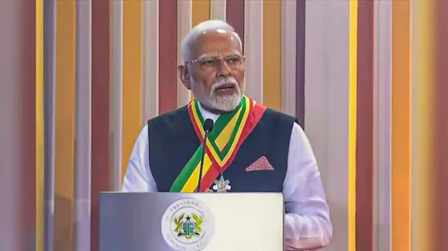 “Democracy Is in Our DNA,” says PM Modi in Ghana Parliament Address