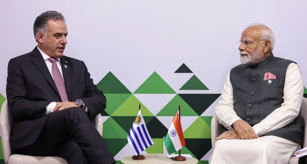 Modi engages with leaders at BRICS gathering