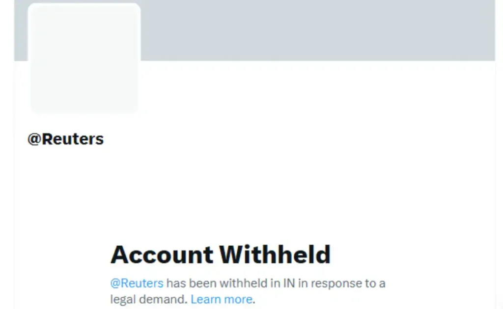 Centre Denies Blocking Reuters, Slams X for Misusing Process