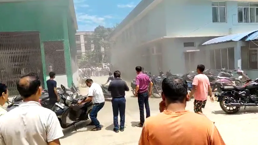 Massive Fire at Guwahati Medical College Orthopaedics Ward