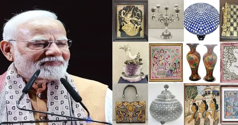Modi showers India artistic heritage of exquisite gifts to world leaders at BRICS Summit