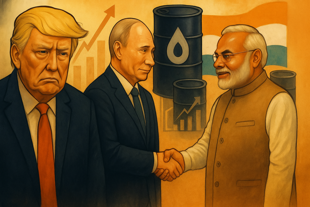 Diplomatic Power Play Modi Defends Bharat against Trumps Tariff War