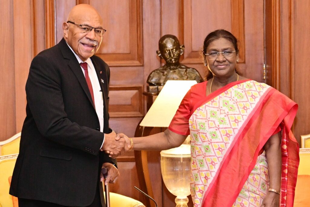 Fiji PM Calls on President Murmu, Leaders Affirm Strong Ties