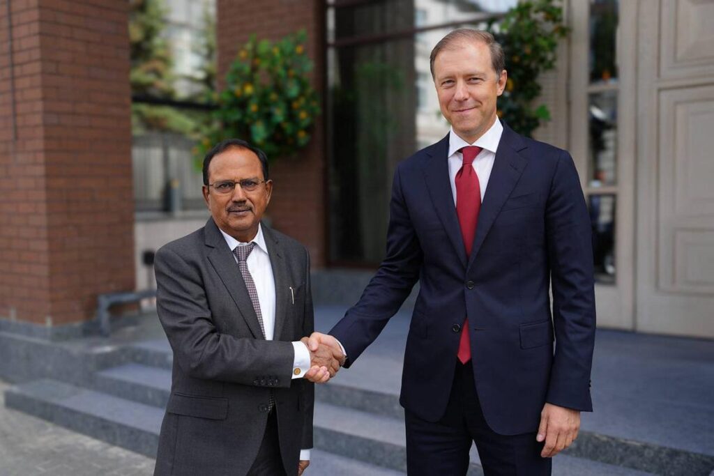 NSA Doval meets Russia Deputy PM, discusses military-tech cooperation
