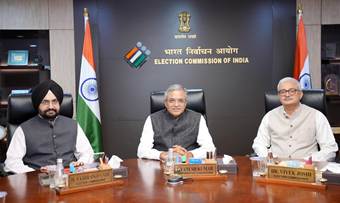 ECI Holds Meeting with LJP (Ram Vilas) Delegation
