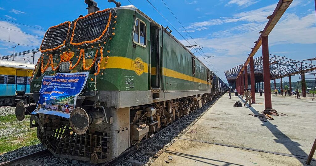 Kashmir Now Connected to National Rail Freight Network
