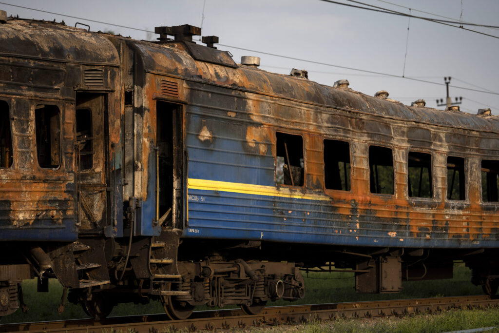 OCHA says 5 dead on Ukraine rail station attack