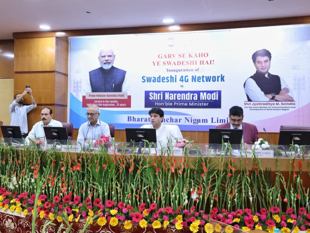 PM Modi to Launch Swadeshi 4G Network Tomorrow: Scindia