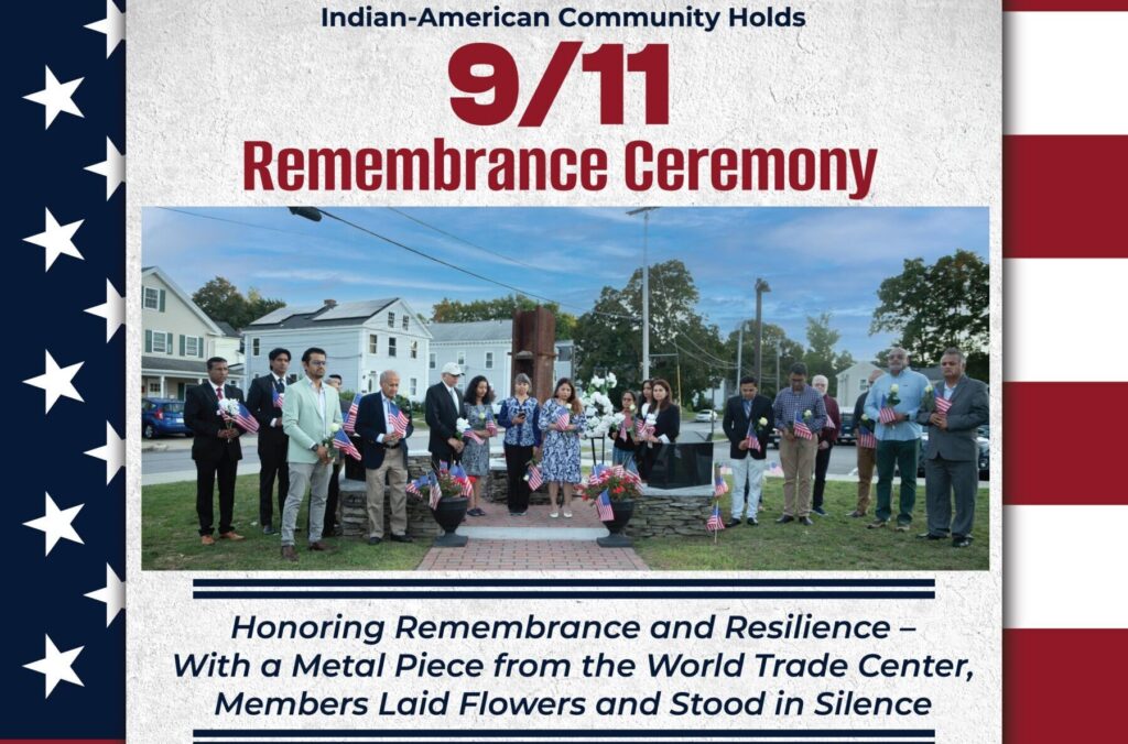 Indian-American Community, FIA-New England Host 9/11 Remembrance in Boston