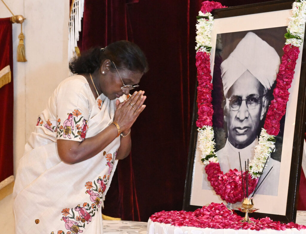 President Murmu Pays Tributes to Dr. Sarvepalli Radhakrishnan