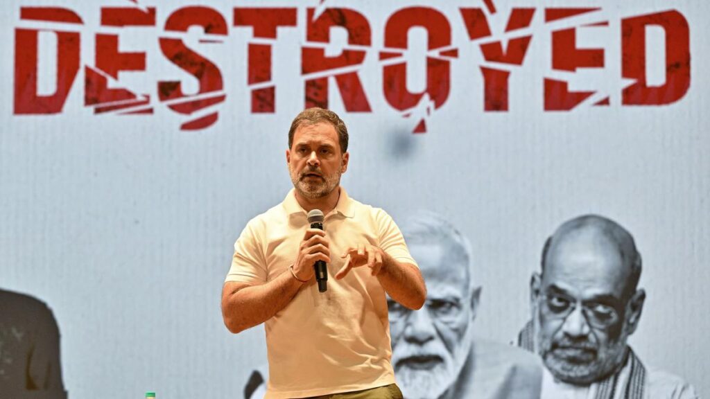 Rahul Gandhi Accuses Election Commission of Shielding Vote Deletion in Karnataka