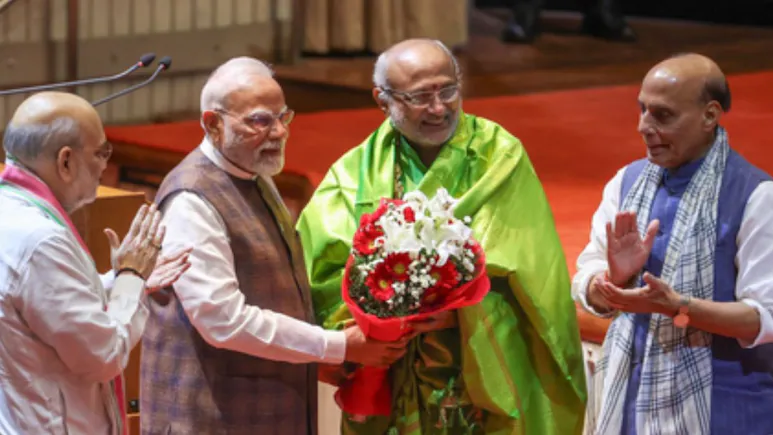 NDA’s CP Radhakrishnan Elected Vice President of India