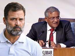 Rahul Gandhi Accuses CEC Gyanesh Kumar of Shielding ‘Vote Theft’