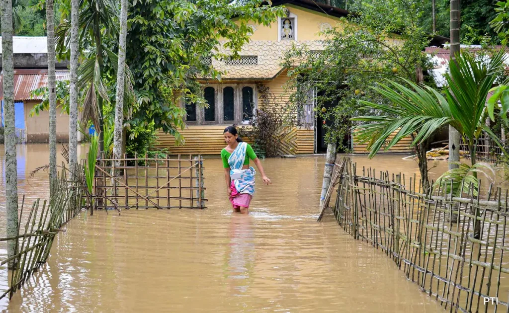 Assam Faces Second Flood Wave, 2 Dead, Thousands Affected