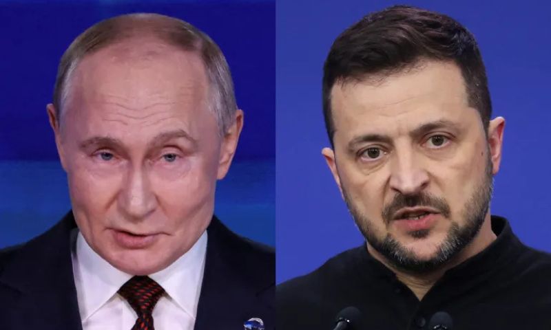 Putin says “ready to meet Zelensky in Moscow”