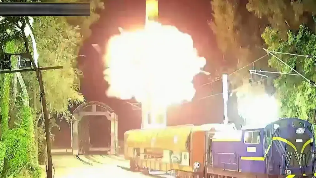 India Tests Agni Prime Missile from Rail Launcher