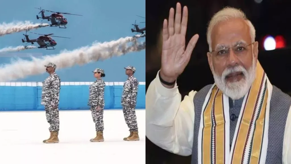 Prime Minister Modi Extends Greetings to Air Warriors and Their Families on Air Force Day