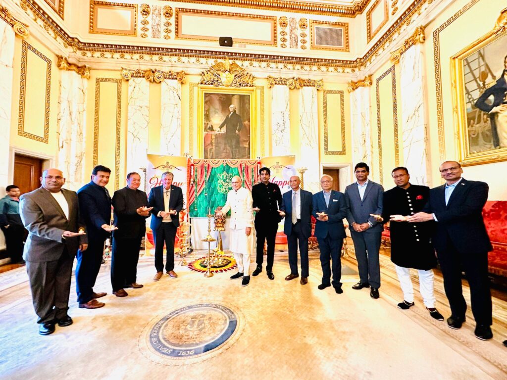 Governor McKee Joins FIA–New England Diwali Celebration at Rhode Island State House
