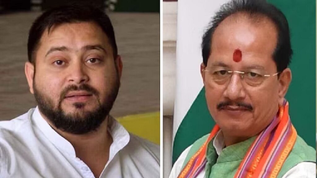 Vijay Sinha Calls Lalu Yadav ‘Dhritarashtra’ Over Son Tejashwi