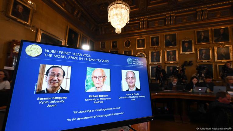Susumu Kitagawa, Richard Robson, Omar M Yaghi won 2025 Nobel in Chemistry for metal-organic frameworks