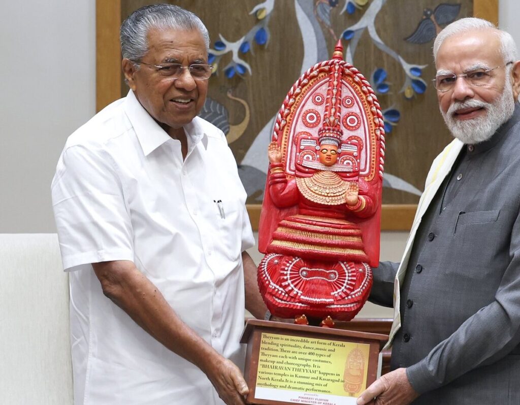 Kerala CM Vijayan Meets Prime Minister Modi in Delhi