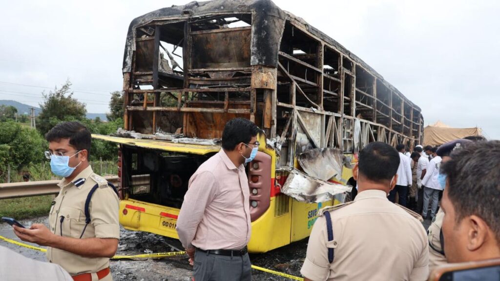 Kurnool Bus Fire Kills 20 in Andhra Pradesh