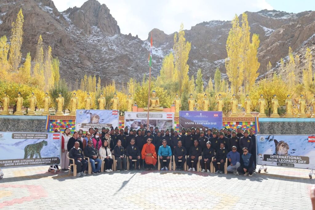 Indian Army Observes Snow Leopard Day with Yoga and Meditation at MIMC