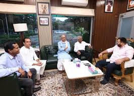 D. Raja in Patna for CPI Bihar Meet