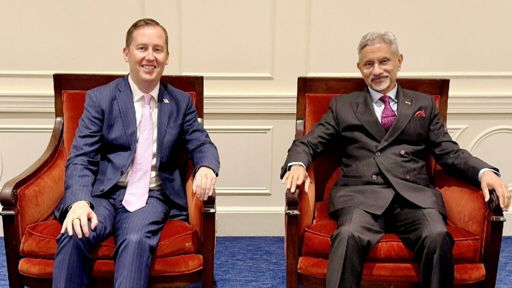 Jaishankar held meeting with Sergio Gor, discusses growing India-US partnership
