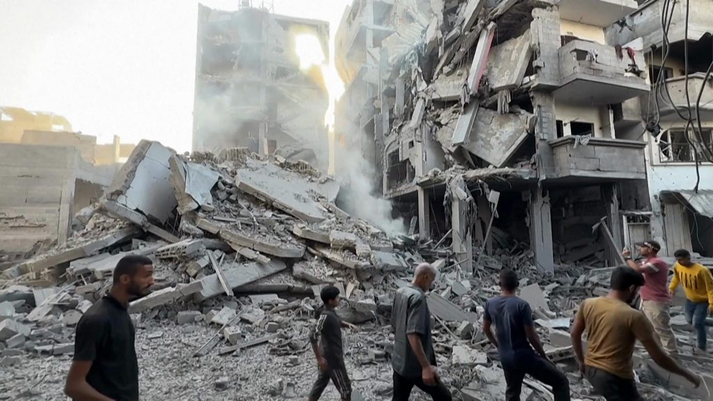 Israel launches air strikes in Gaza after ‘terrorists’ targeted troops in Rafah