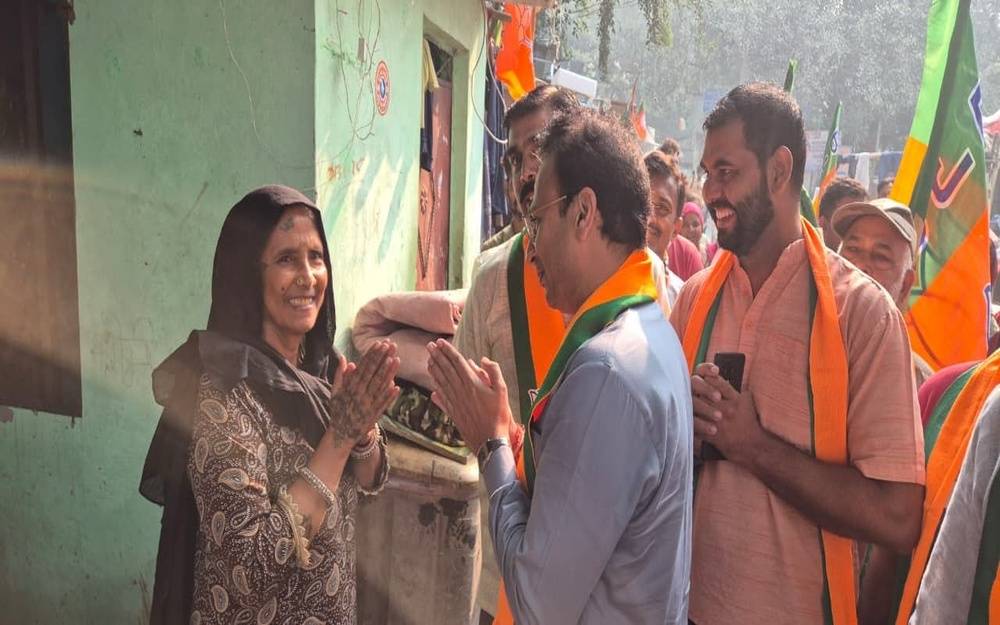 BJP’s Vishnu Mittal Conducts Intensive Public Outreach in Delhi’s Slum Areas