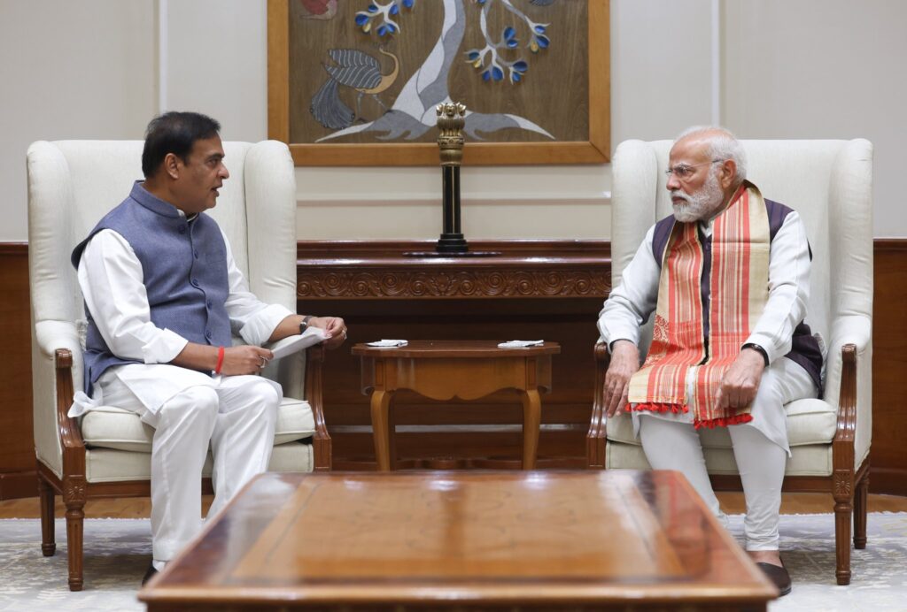 Assam CM Sarma Calls on PM Modi in New Delhi
