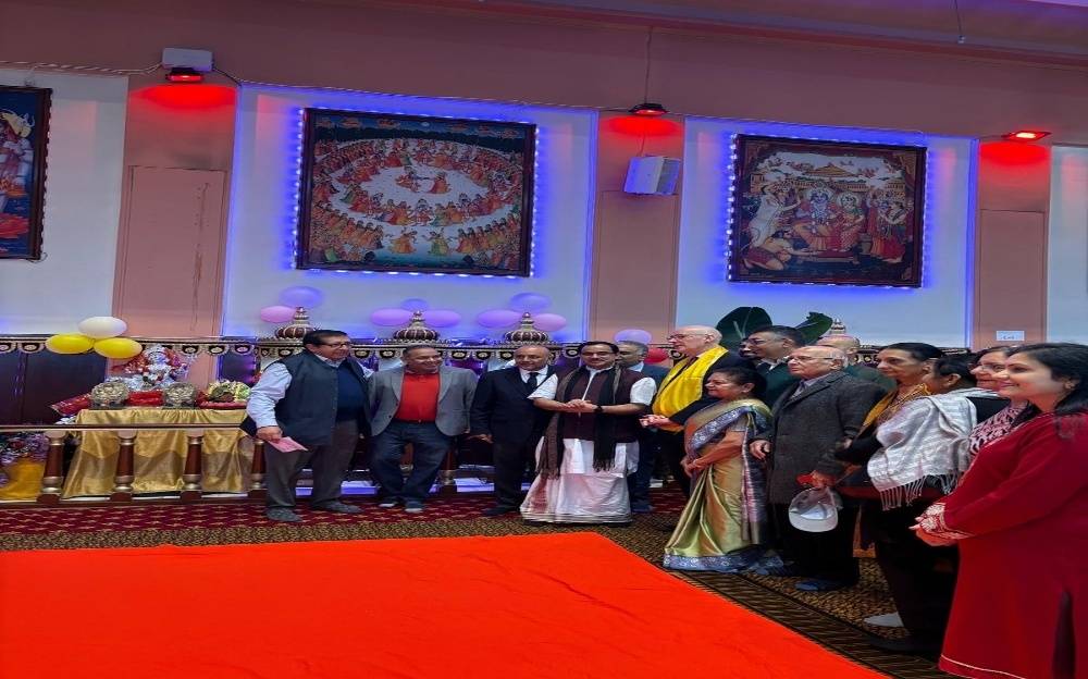 Scotland’s First Minister John Swinney Visits Glasgow’s Om Hindu Mandir