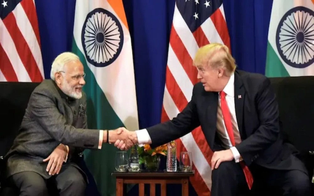 US signals “positive developments” in trade talks with India