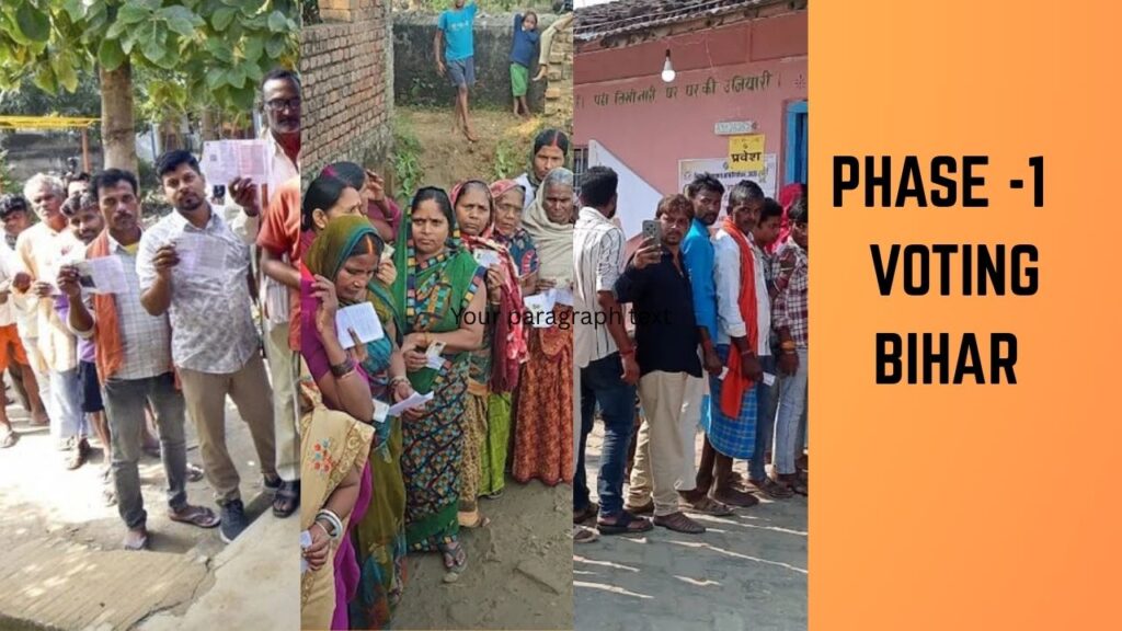 Phase-1 voting (Bihar Assembly, Nov 6, 2025)