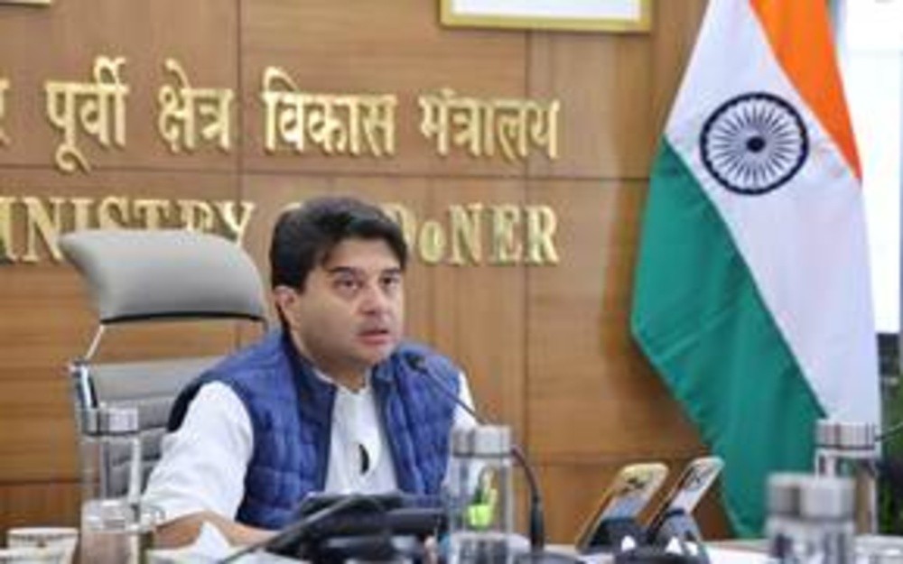 Scindia Reviews Matabari Tourism Circuit Plan in Tripura