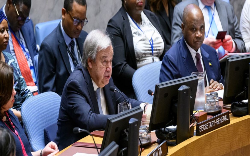 Guterres calls South Africa to step up for leadership and vision