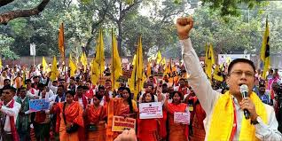 Protests in Delhi Over Delay in Bodo Accord