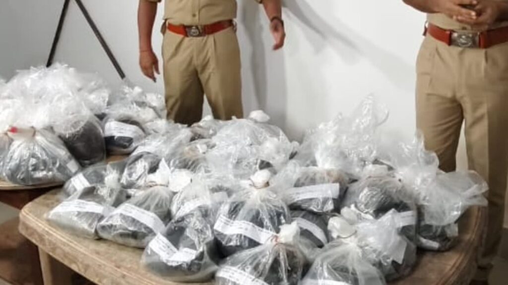 Odisha Police Seize 60 Kg Hashish Oil of ₹8 Crore in Malkangiri