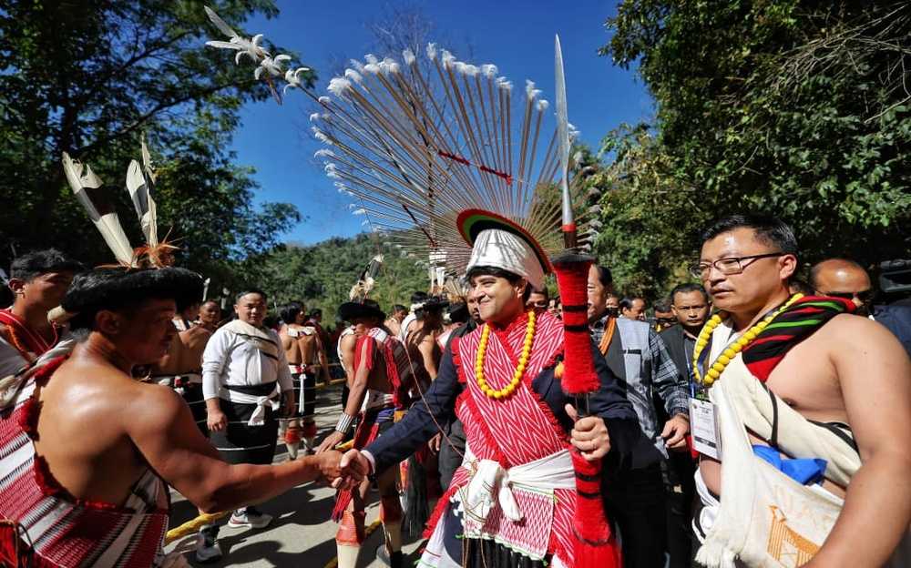 Scindia Joins Naga Stone-Pulling, Unveils ₹645 Cr Development Boost for Nagaland