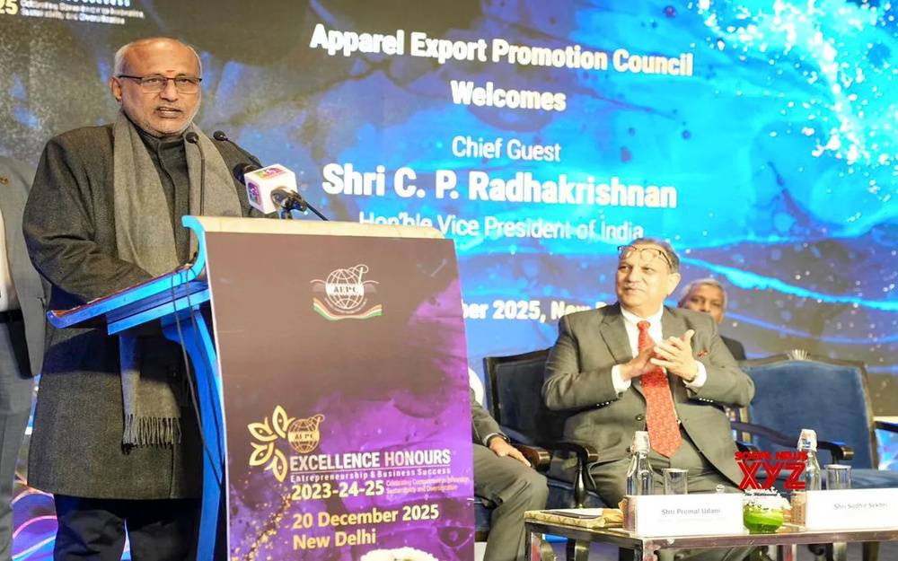 Apparel Exports Key to Viksit Bharat: VP Radhakrishnan