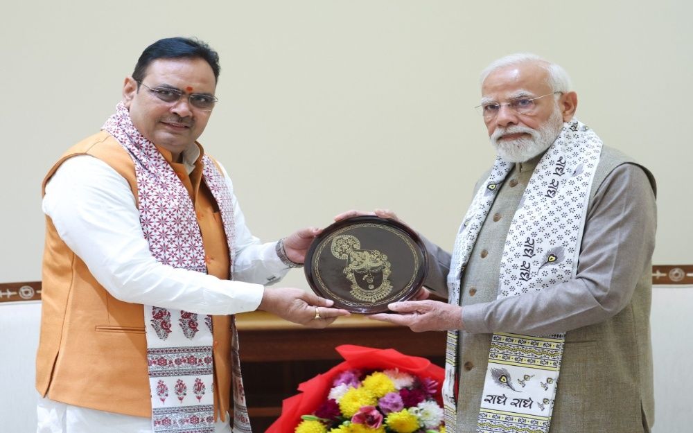 Rajasthan CM Bhajanlal Sharma Calls on PM Modi in Delhi