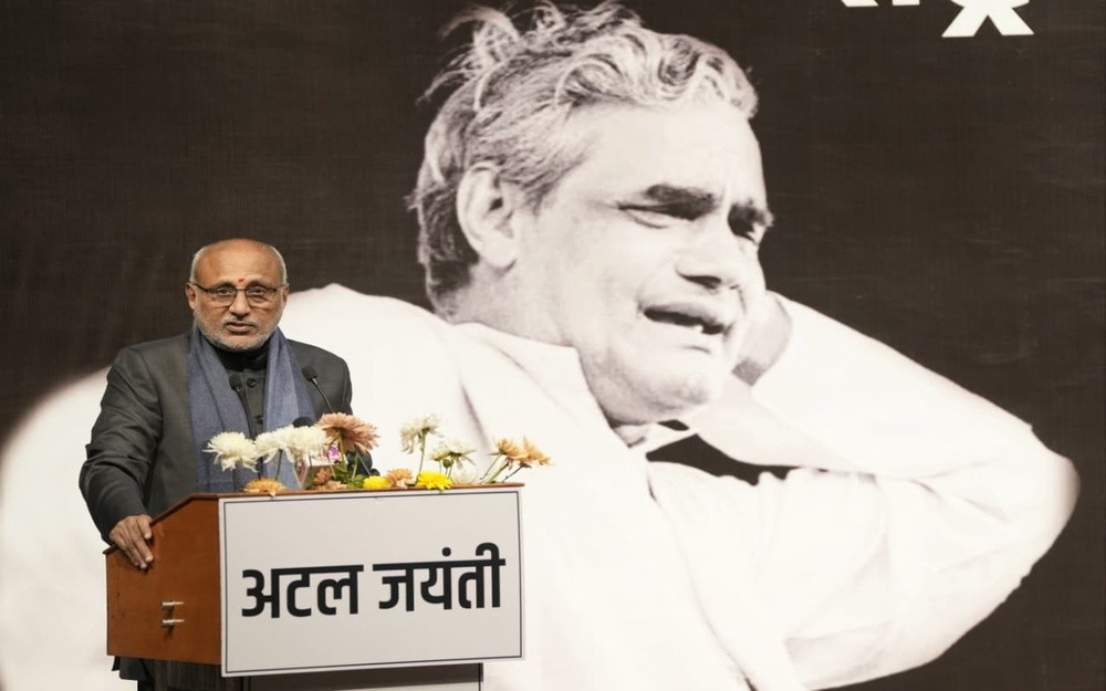 VP Radhakrishnan Hails Vajpayee’s Governance Legacy